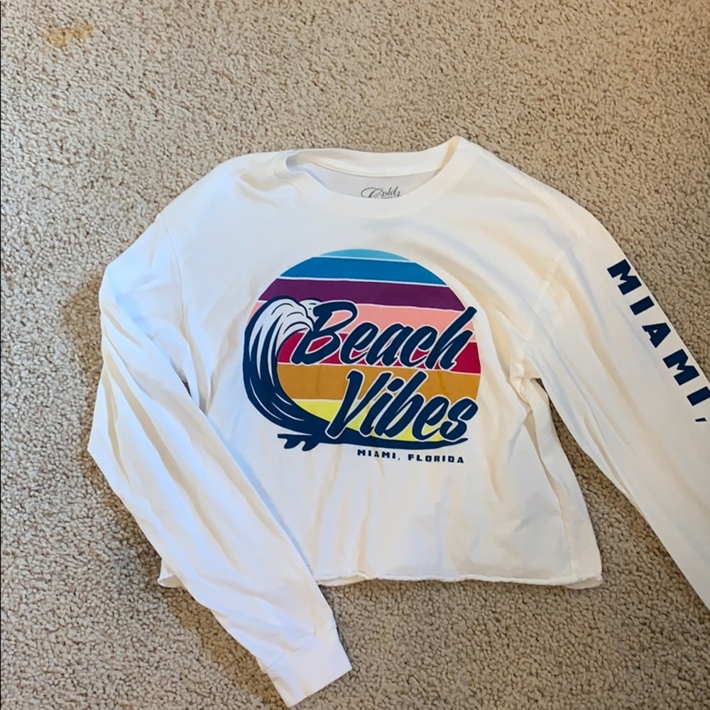 Crop top long sleeve